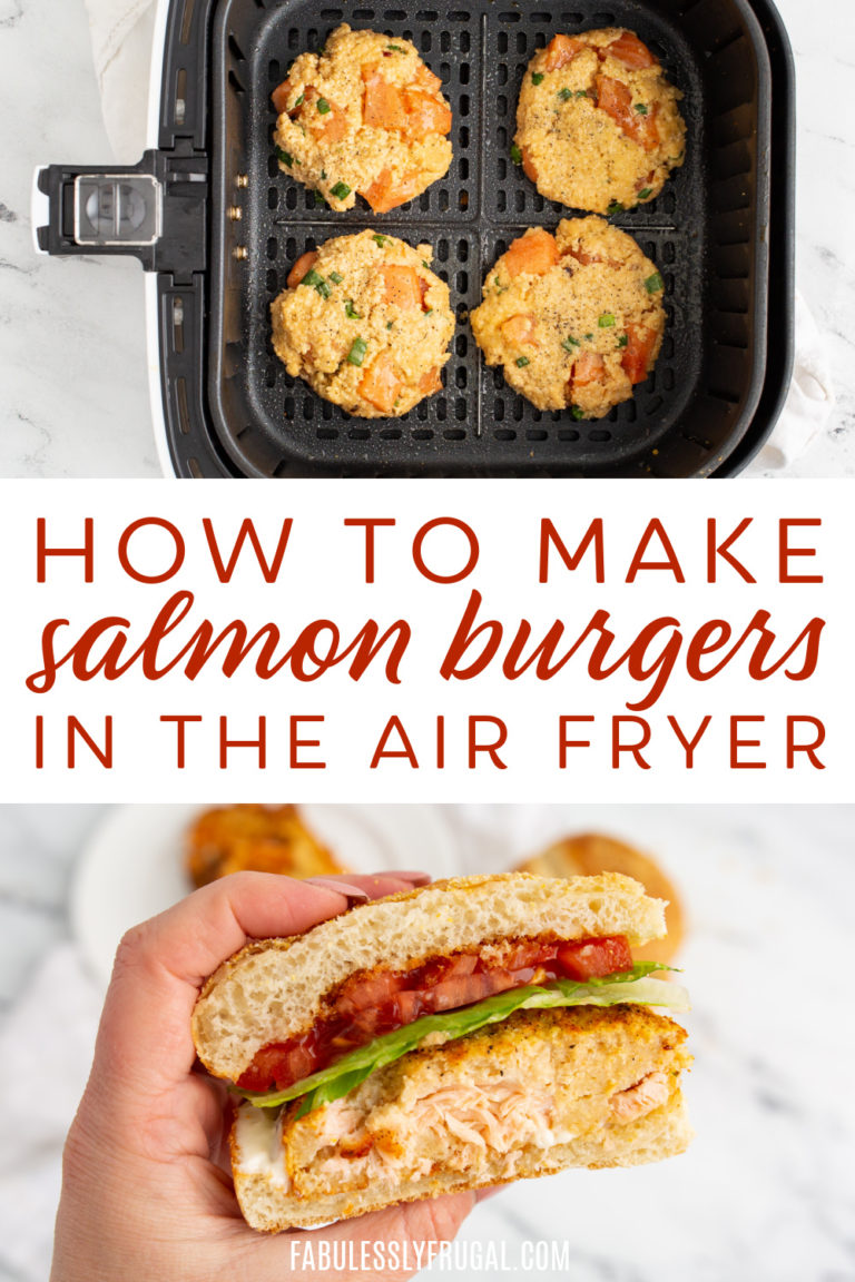 Incredibly Easy Homemade Salmon Burgers in the Air Fryer Fabulessly