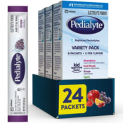 24-Count Pedialyte Electrolyte Powdered Drink Variety Pack as low as $12.80...
