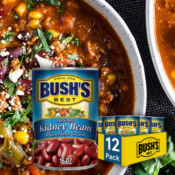 12 Cans Bush's Best Dark Red Kidney Beans as low as $10.17 Shipped Free...