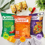 12-Count Quest Tortilla Style Protein Chips Variety Pack as low as $17.52...