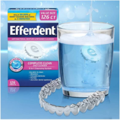 126 Count Efferdent Denture Cleanser Tablets, Complete Clean as low as...