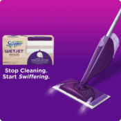 20-Count Swiffer WetJet Wood Floor Cleaning Mop Pad Refill as low as $10.36...