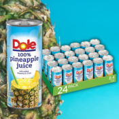 24 Cans Dole 100% Pineapple Juice $25.64 Shipped Free (Reg. $31.26) - $1.07...