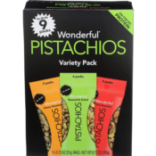 9 Variety Pack Wonderful Pistachios No Shell Nuts as low as $5.90 Shipped...