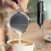 Handheld Electric Milk Frother $6.59 After Code (Reg. $12) - FAB Ratings!...