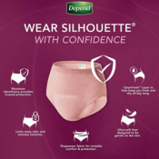 Save BIG on Depend Silhouette Incontinence and Postpartum Underwear for...