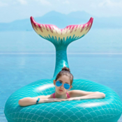 Giant Inflatable Mermaid Tail Pool Float $13.08 After Code (Reg. $29.99)...