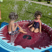 Inflatable Splash Pad Sprinkler Kiddie Pool $11.22 After Code (Reg. $28.99)...