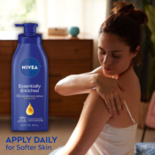NIVEA Essentially Enriched Body Lotion Dry to Very Dry Skin, 16.9 Fl Oz...