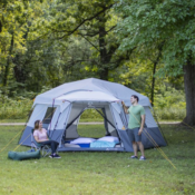 Ozark Trail 17’x15’ 11-Person Instant Hexagon Cabin Tent $140 Shipped...