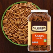 Snyder's of Hanover Pretzel Snaps, 2.87 Pounds Canister as low as $4.55...