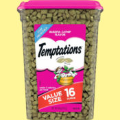 TEMPTATIONS Classic Crunchy and Soft Cat Treats, 16 oz as low as $5.38...