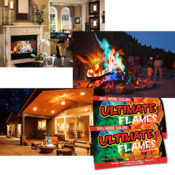 TWO 25-Pack Magical Flames Ultimate Fire Color Packets $30.38 Shipped Free...