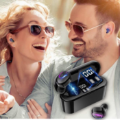 True Wireless Bluetooth 5.0 Earbuds $23.99 (Reg. $49.99) - FAB Ratings!...