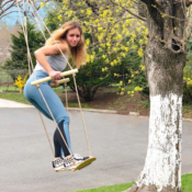Wooden Skateboard Swing $20 (Reg. $80) - Comes with a 1 year warranty!