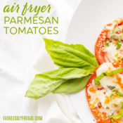 air fryer parmesan tomatoes