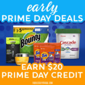 Get $20 in Prime Day Credits When You Buy P&G Essentials!