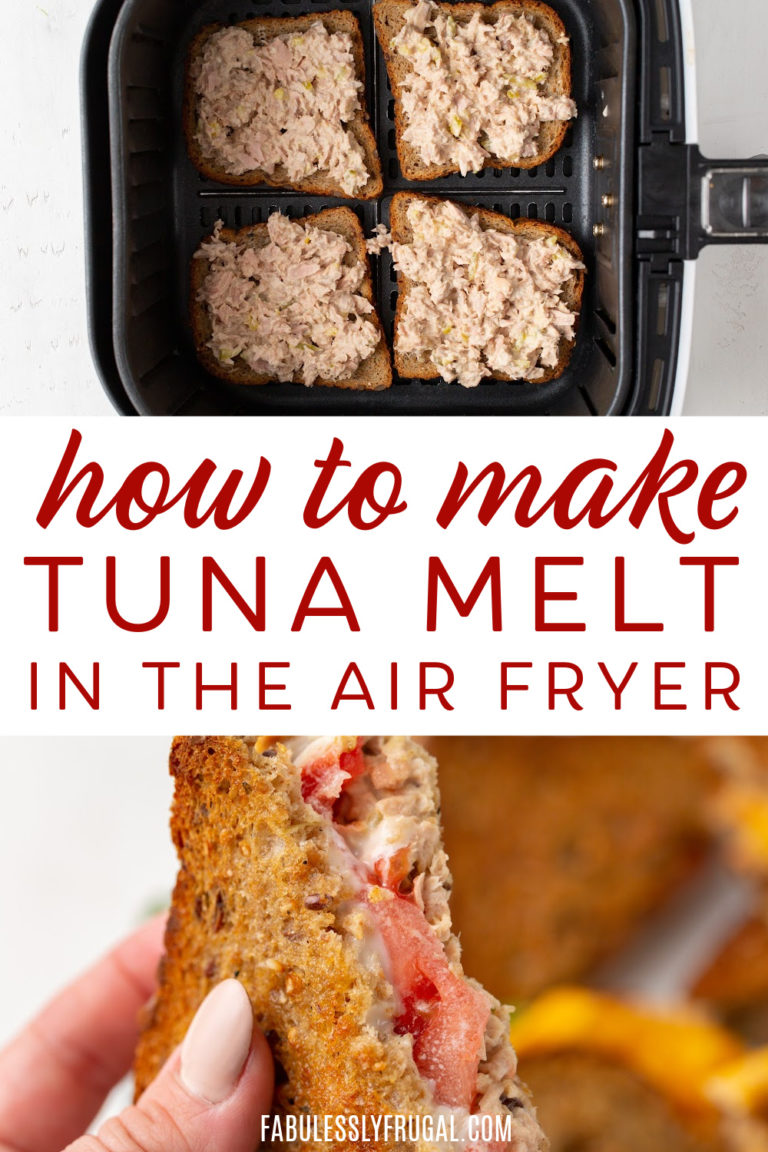Simple Air Fryer Tuna Melt Recipe Fabulessly Frugal