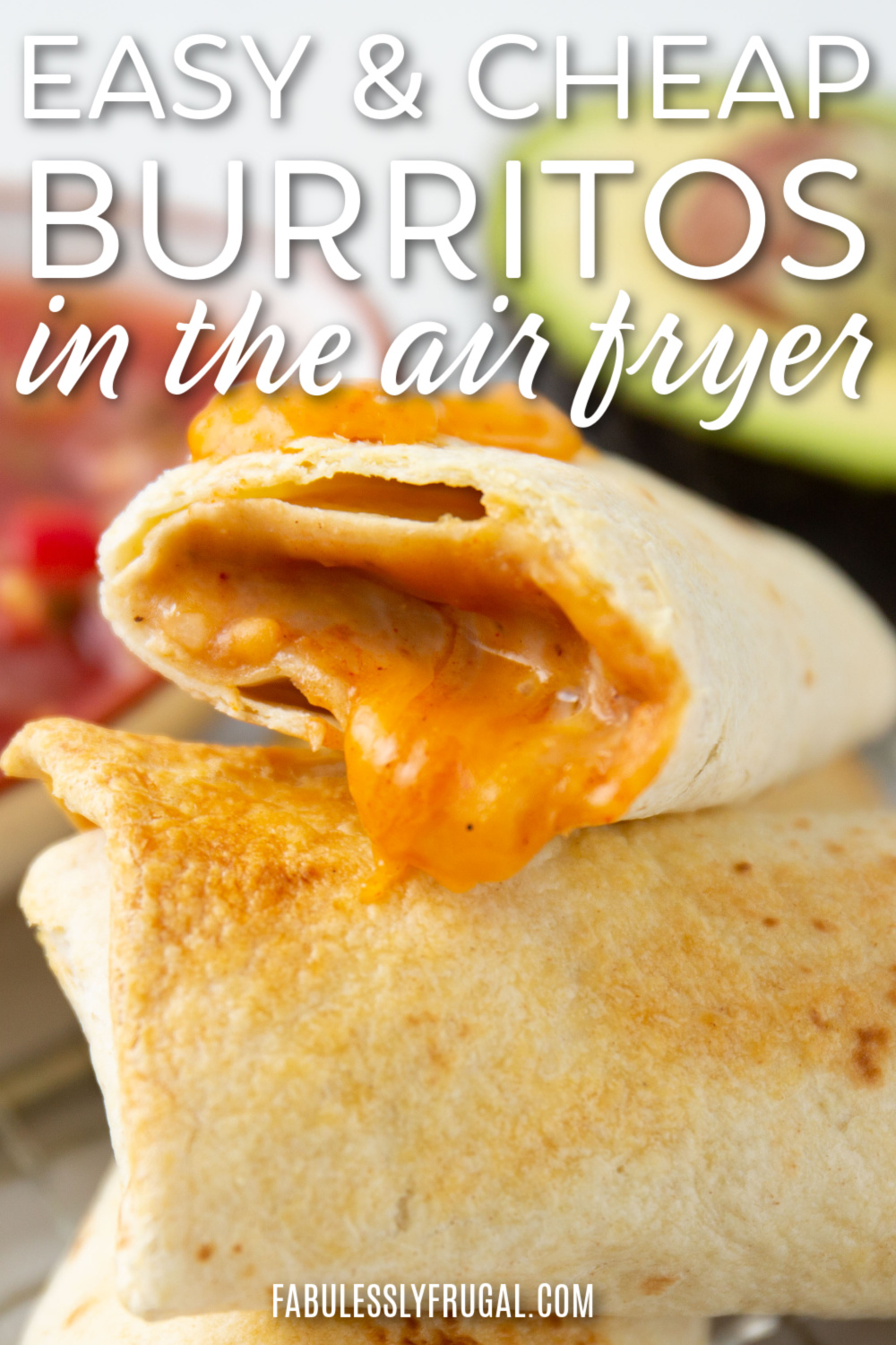 easy and cheap burritos in the air fryer