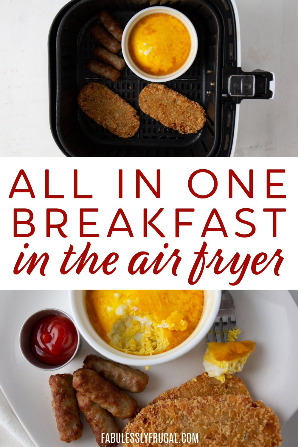 all in one breakfast in the air fryer