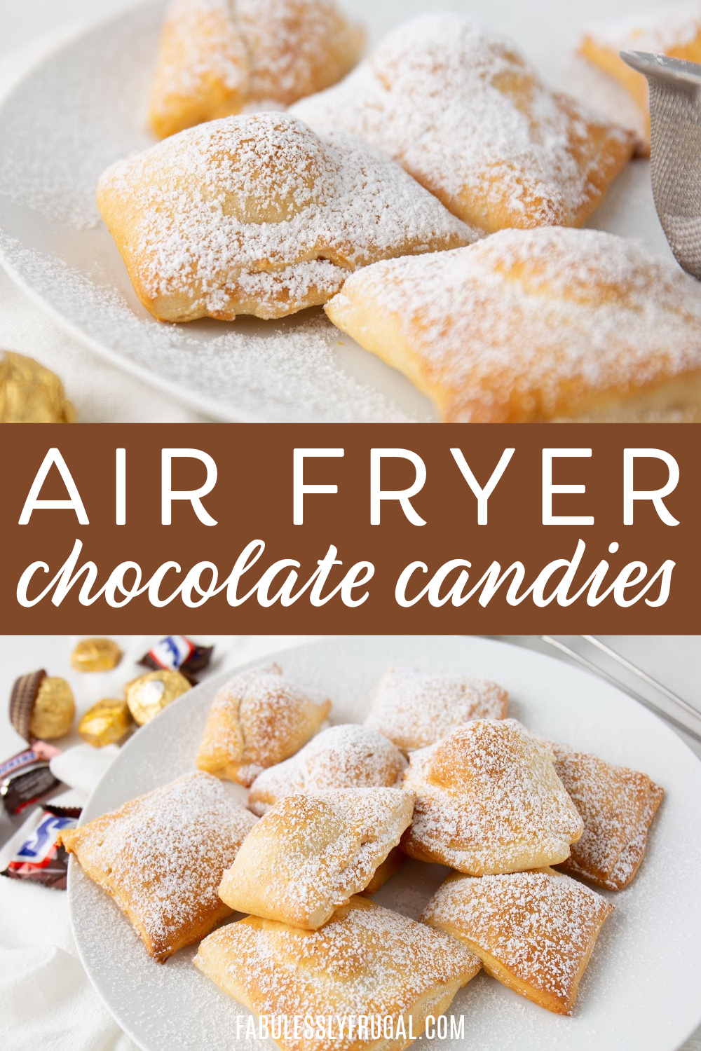 air fryer chocolate candies