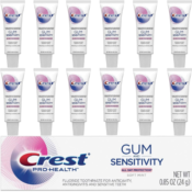 12-Count Crest Gum & Sensitivity Soft Mint Toothpaste $11.97 (Reg....