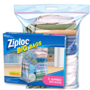 3-Count Ziploc Clothes and Blanket Storage Jumbo Bags as low as $5.31 After...
