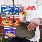 30-Count Handi-Snacks OREO, RITZ & Premium Variety Pack as low as $15.56...