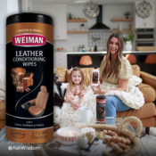 30-Count Weiman Leather Cleaner & Conditioner Wipes as low as $2.93...