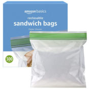 300-Count Amazon Basics Sandwich Storage Bags as low as $5.60 Shipped Free...