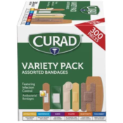 300 Pieces Curad Assorted Bandages Variety Pack as low as $10.49 Shipped...