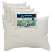 4 Pack Serta Zen Plush Pillow, Standard/Queen $20 (Reg. $39.98) - $5/Pillow