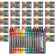 400 Count Amazon Basics Assorted Color Crayons $9.99 (Reg. $35) - $0.40/16-color...