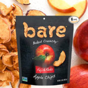 6-Pack Bare Baked Crunchy Apple Chips $14.54 (Reg. $25.74) - $2.42/3.4...