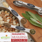 8-Count Spring Chef Dual-Sided Magnetic Measuring Spoons Set $13.97 (Reg....