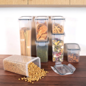 8-Piece Airtight Food Storage Containers with Lids Set $22.41 After Code...