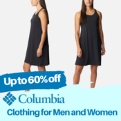 Columbia Sale Up to 60% off Select Styles of Clothing for Men and Women...
