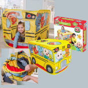 CoComelon Musical School Bus Pop Up Play Tent $15 (Reg. $26.47) - Give...