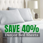 Save 40% on Danjor Bed Sheets from $22.79 After Coupon (Reg. $37.99+) -...
