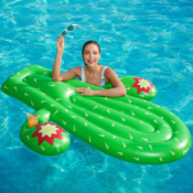 Giant Inflatable Cactus Float with Cupholder $13.19 After Code (Reg. $29.99)...