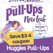 Huggies Pull-Ups With $3 and $4 Coupons as low as $18.93 After Coupon For...