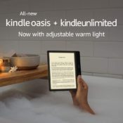 Amazon Prime Day: Kindle Oasis with Adjustable Warm light, 32 GB - Wi-Fi...