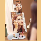 Lighted Makeup Vanity Mirror $20.39 (Reg. $25.99) - 9.4K+ FAB Ratings!...