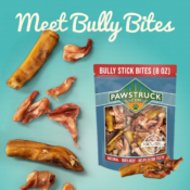 Pawstruck Natural Bully Dental Stick Bites for Small Dogs as low as $9.09...