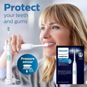 Philips Sonicare ProtectiveClean Rechargeable Electric Toothbrush, White...