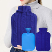 Rubber Hot Water Bottles with Knitted Covers from $10 (Reg. $16) - 13.9K+...