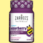 Save 40% Off FOUR 21-Count Zarbee’s Elderberry Gummies for Kids as low...