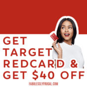 FAB Target Red Card Sign Up Deal Get a $40 off $40 Purchase When You Sign...