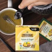 Twinings of London Lemon & Ginger Herbal Tea Bags, 100-Count as low...