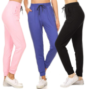 SAVE BIG on Leggings Depot Women's Printed Solid Activewear Joggers from...